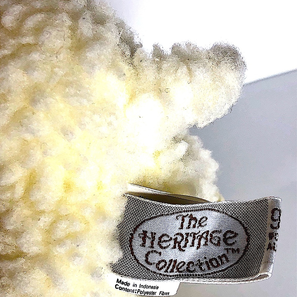 NWT-Sweet Vintage Soft Pale Yellow Lamb-Heritage Collection Ganz Bros.-5” - Picture 5 of 5